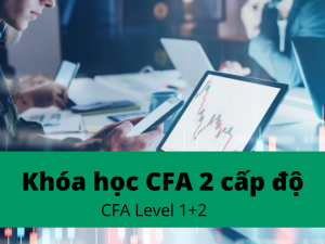 khóa học CFA trực tiếp tại Hồ Chí Minh lộ trình 2 cấp độ CFA Level 1+2